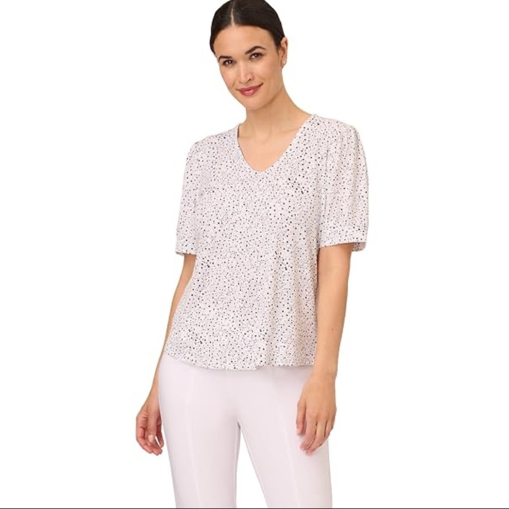 Adrianna Papell Pink Blouse